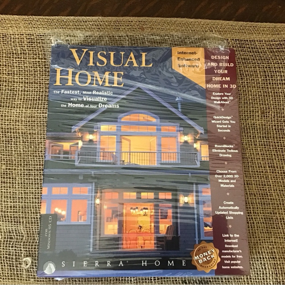 Vintage 1998 Visual Home PC Software by Sierra Home